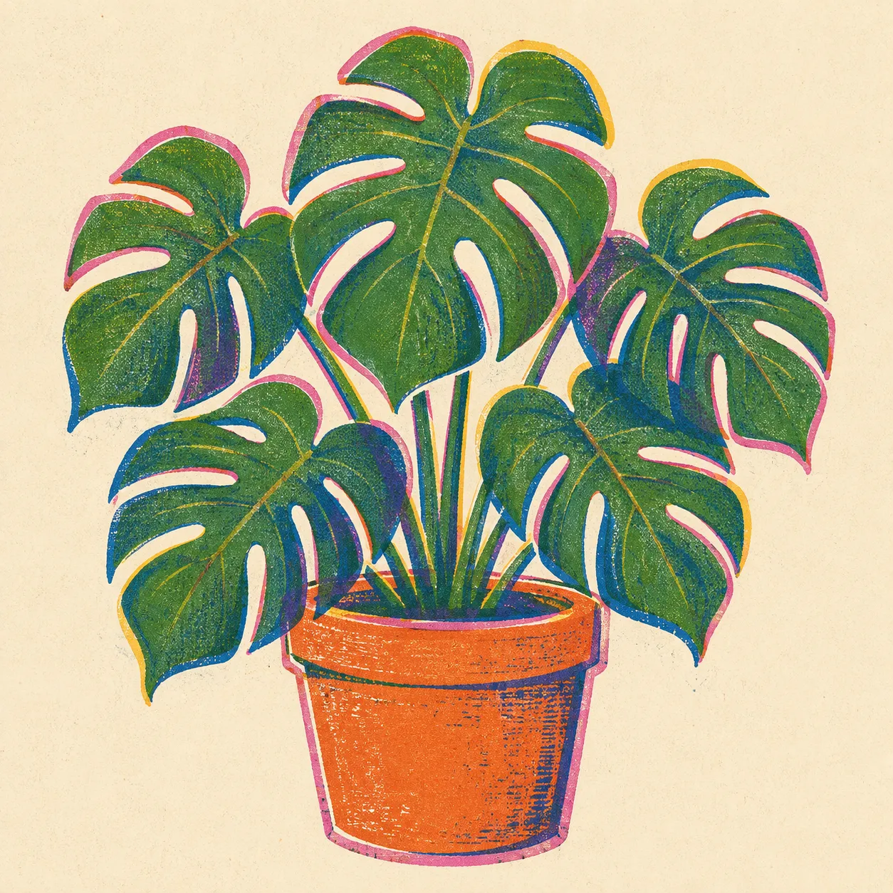 A botanical study — the style applied to one calm, centered subject.