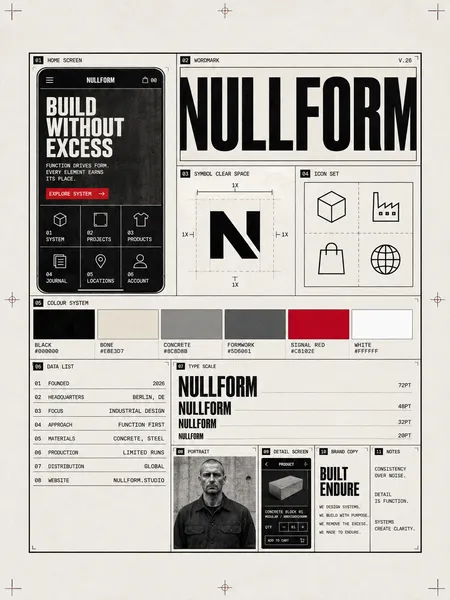 Exposed Grid Brutalism
