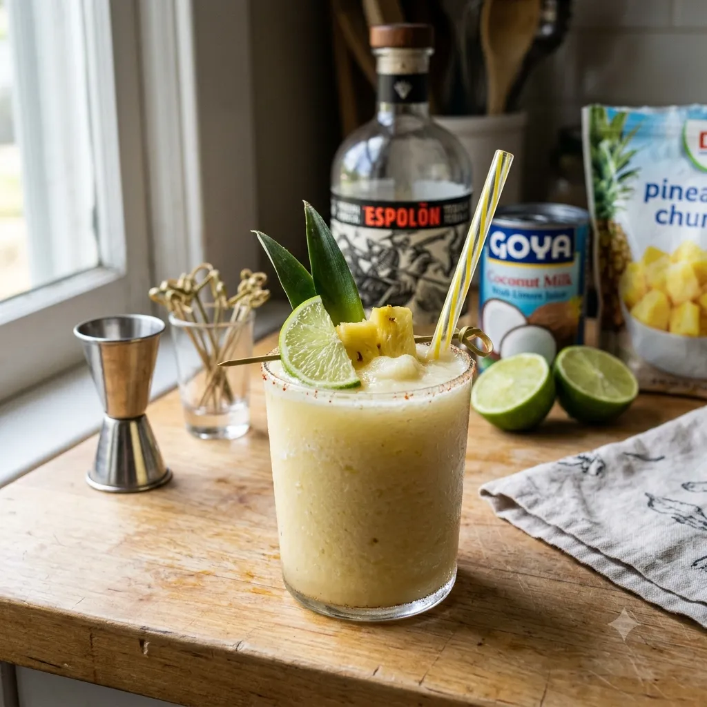 Dole Whip Margaritas With sweet frozen pineapple, creamy coconut milk, and tangy lime juice, these slushy cocktails are primed to become your new favorite version of the classic summer drink.