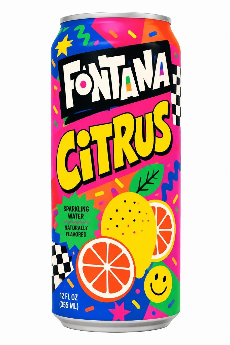Soda can packaging