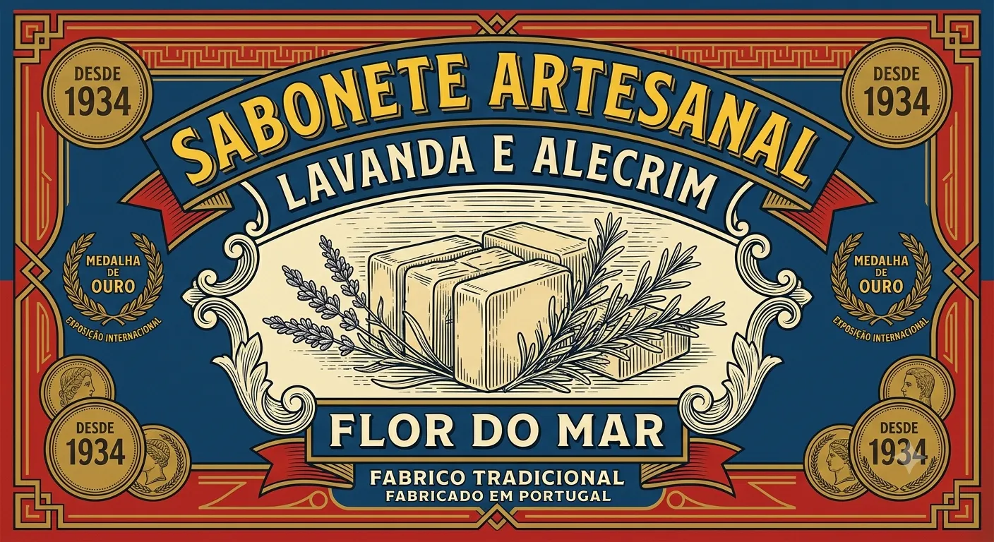 Portuguese Sardine Tin Label