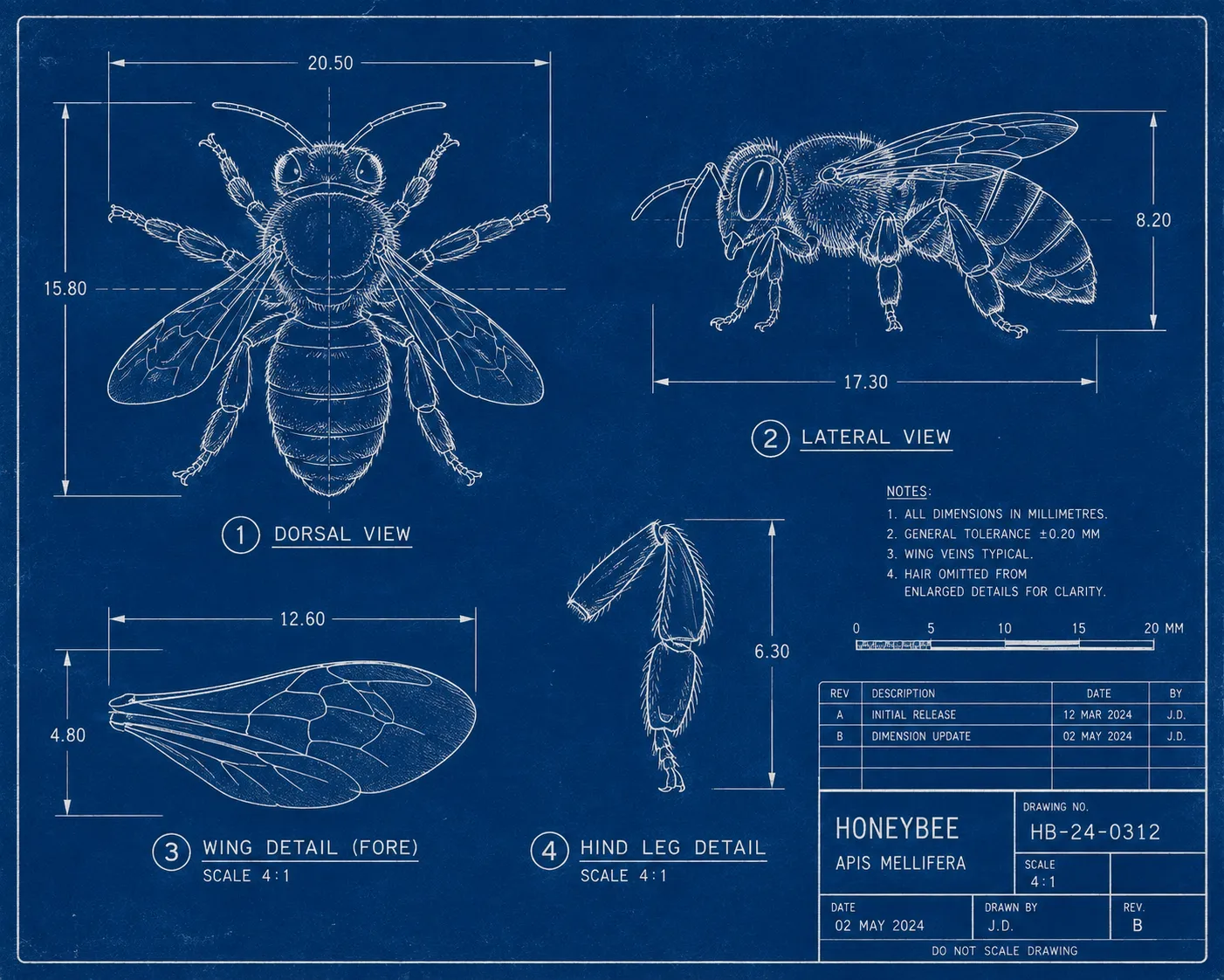 A living subject handled by drafting convention rather than by rendering.