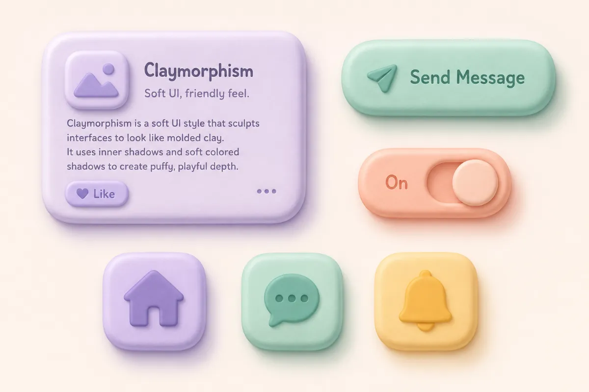 Claymorphism UI