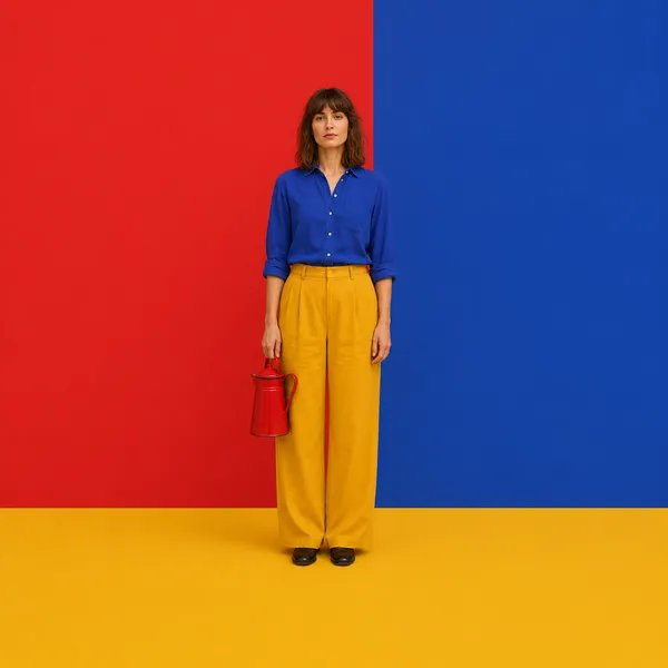 Colour-Blocked Studio Set