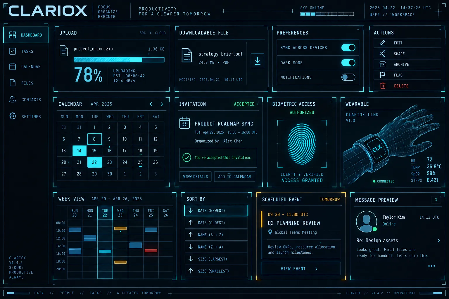 Loose UI parts under one treatment — the components a design system ships.