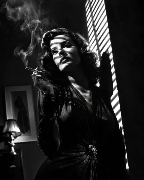 Noir Low-Key Portrait